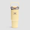 Myprotein Ανακυκλωμένο Μεταλλικό Μπουκάλι με Λαβή 900ml - Μπεζ