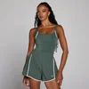 MP Women's Velocity Contrast Pleated All In One - Πράσινο Ανοιχτό