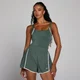 MP Women's Velocity Contrast Pleated All In One - Πράσινο Ανοιχτό