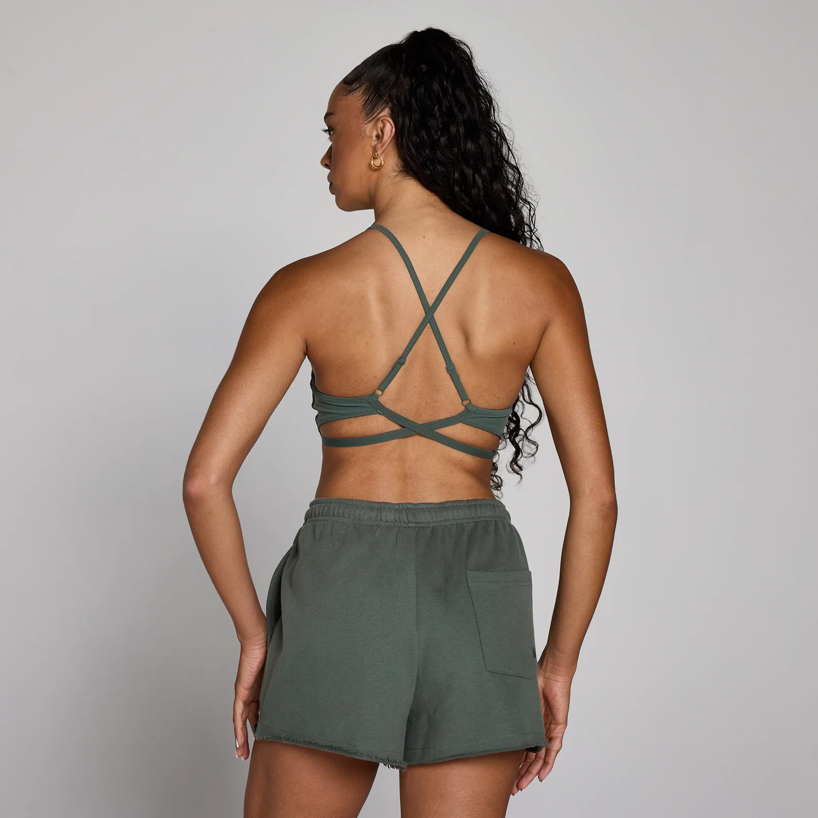 Αθλητικό Σουτιέν MP Tempo με Ρυθμιζόμενες Λουρίδες στην Πλάτη για Γυναίκες - Πράσινο - M Εικόνα 1