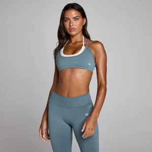 MP Women's Seamless Layered Sports Bra - Γκρι Σκούρο - Size M