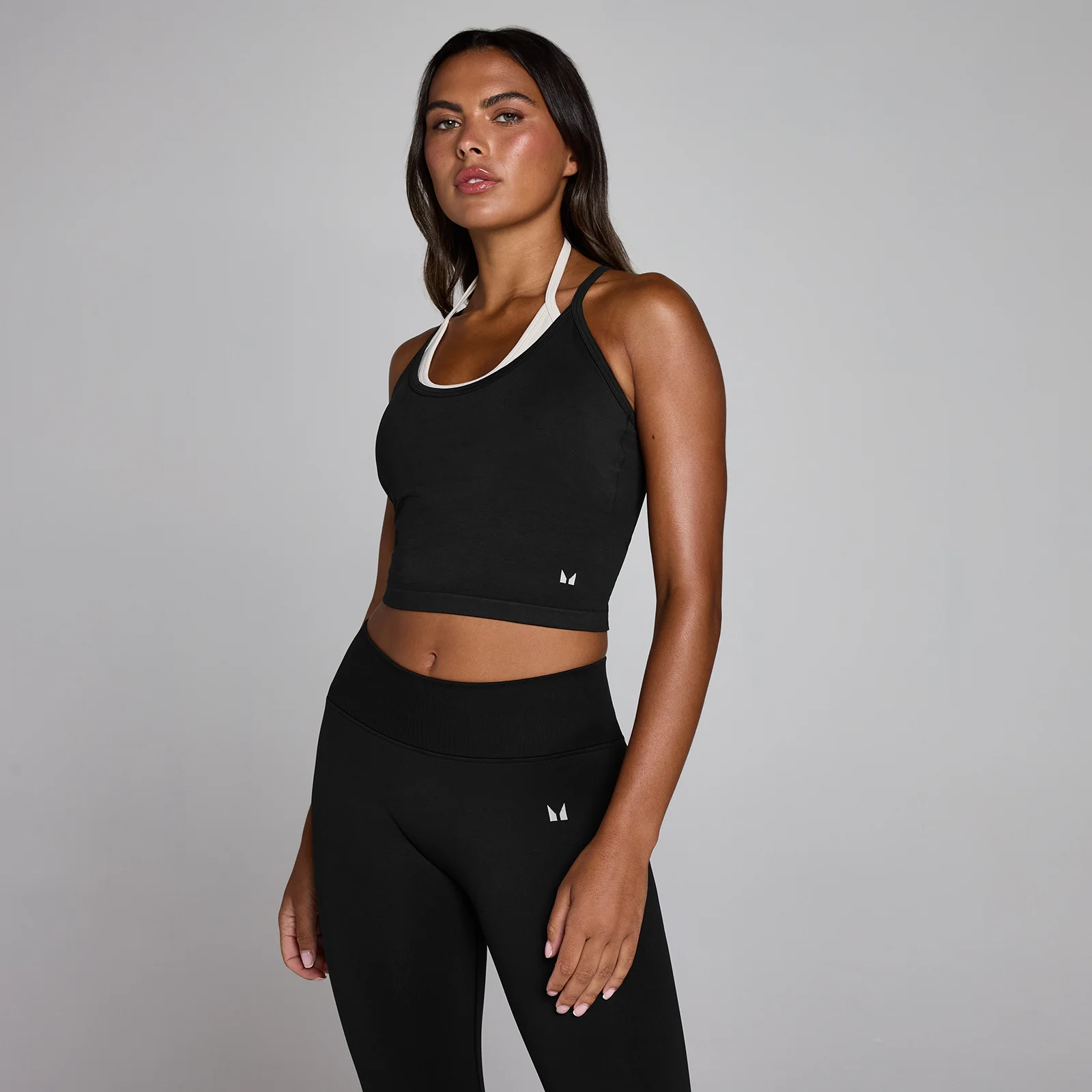 MP Women's Seamless Layered Vest - Μαύρο Ξεβαμμένο - XS Εικόνα 1