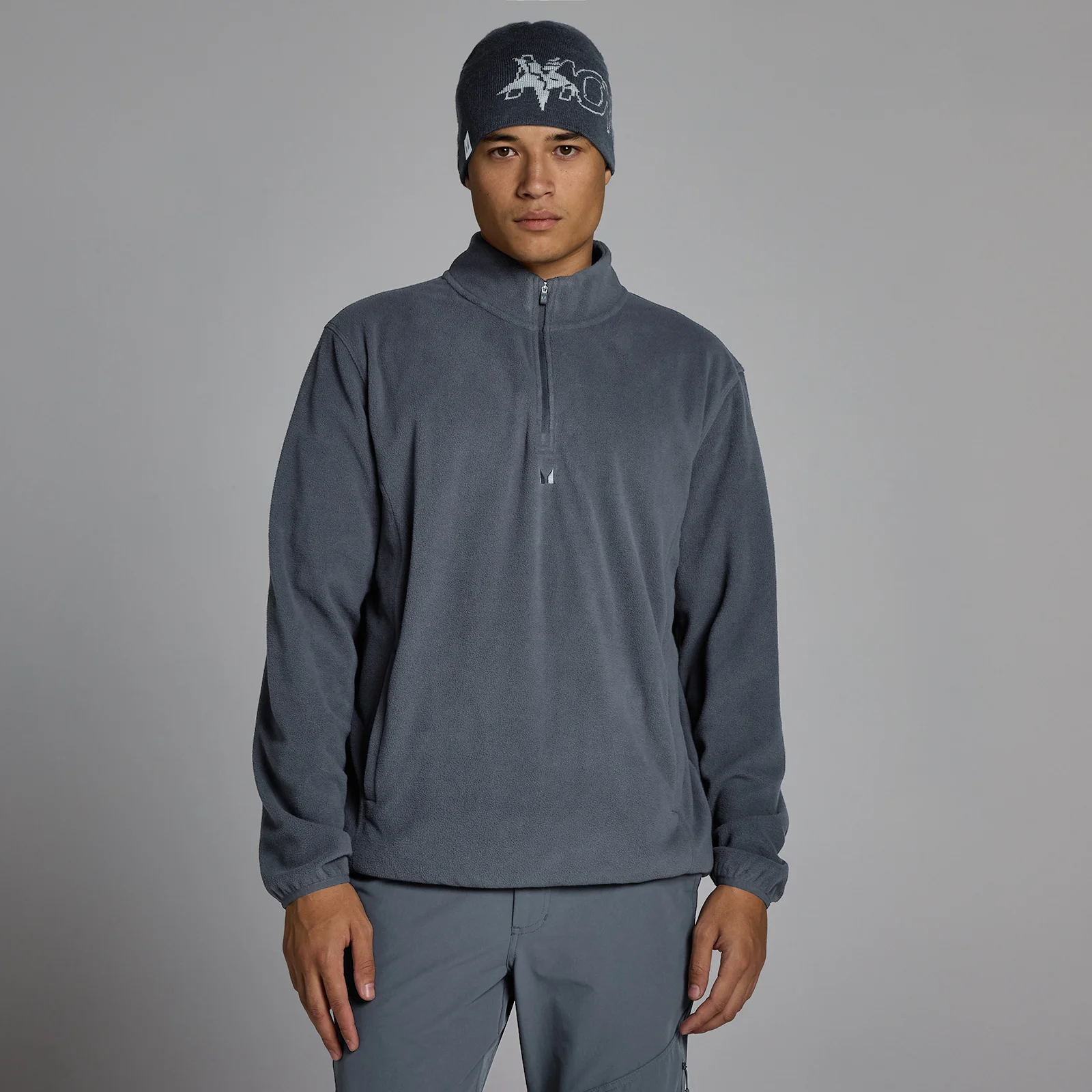 Ανδρικό Fleece MP με Φερμουάρ 1/4 - Granite - M Εικόνα 1