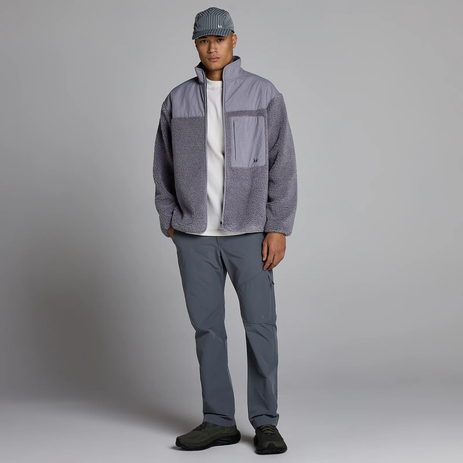 Ανδρικό Borg Fleece MP - Dark Heather - XS Εικόνα 3