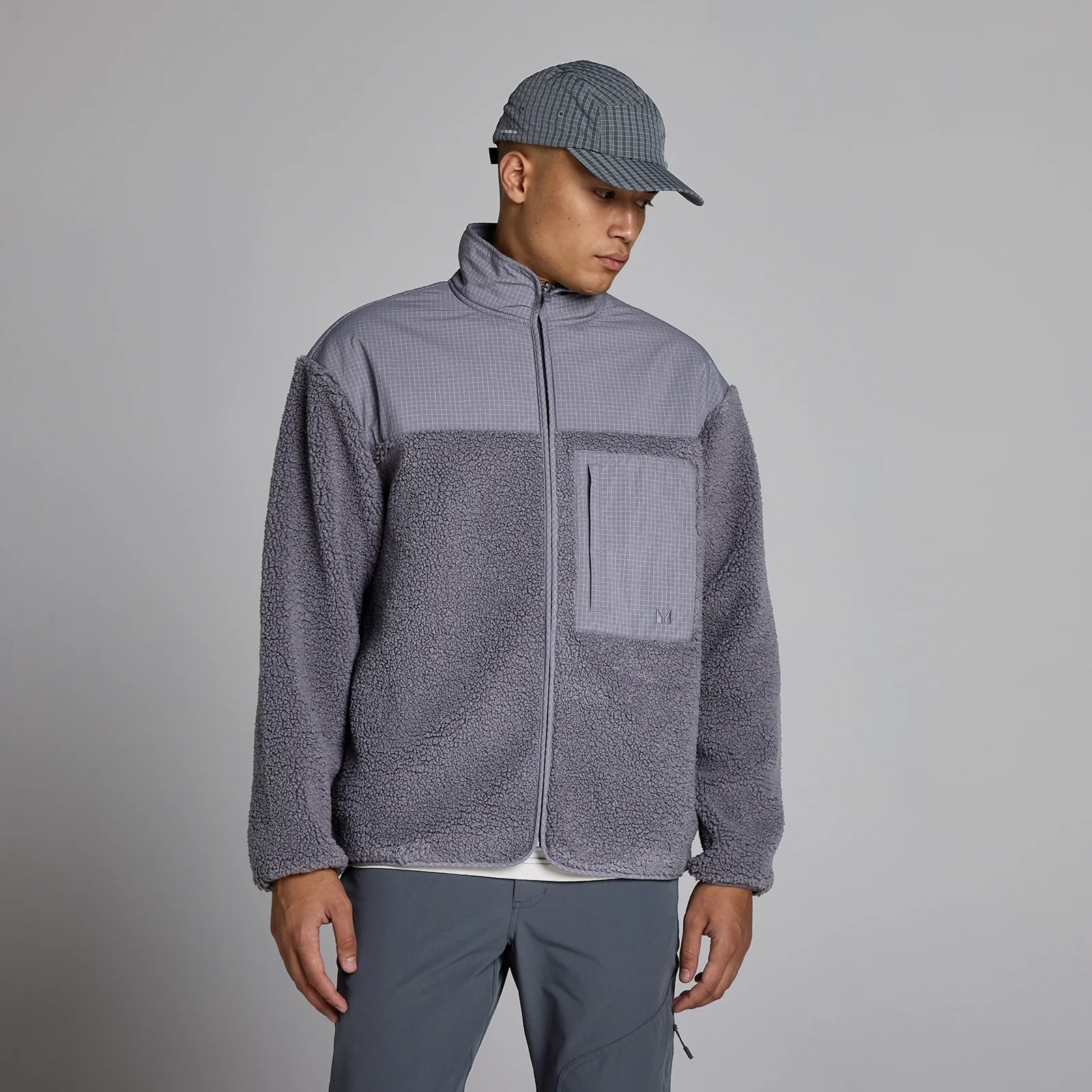 Ανδρικό Borg Fleece MP - Dark Heather - XS Εικόνα 1