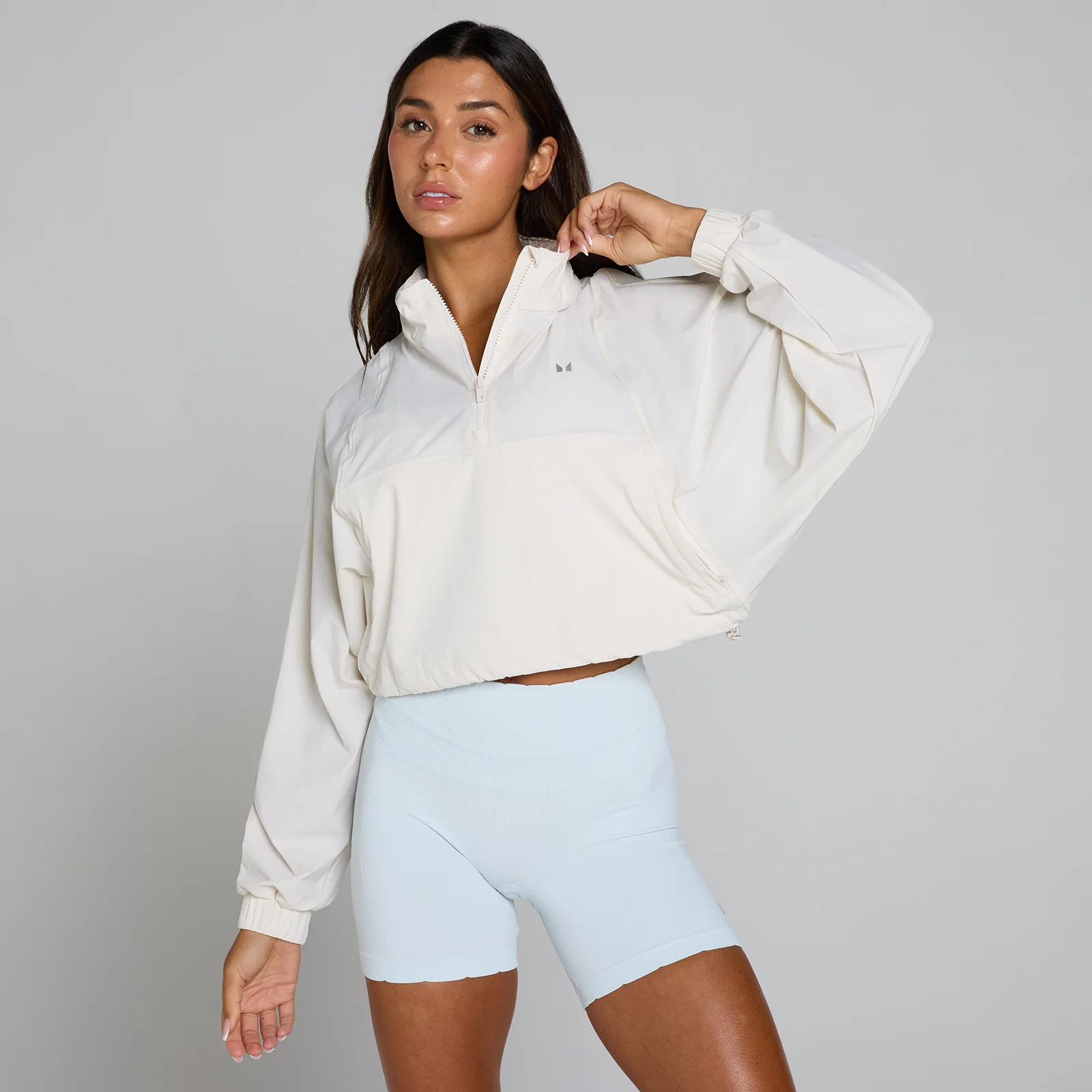 MP Women's Tempo Ultra 1/4 Zip Woven Jacket - Mist - S Εικόνα 1