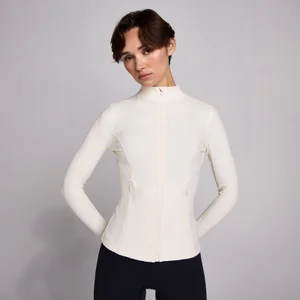 Ζακέτα MP SculptForm Γυναικεία με Φερμουάρ - Περλέ - Size XS