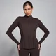 MP Women's SculptForm Zip Through Jacket - Κακάο