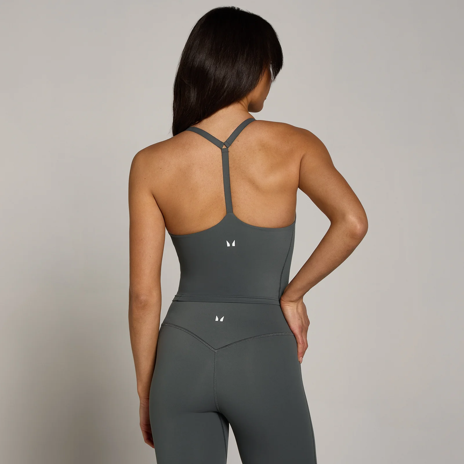 MP Women's Tempo Strappy Racerback Vest - Dark Grey - S Εικόνα 1