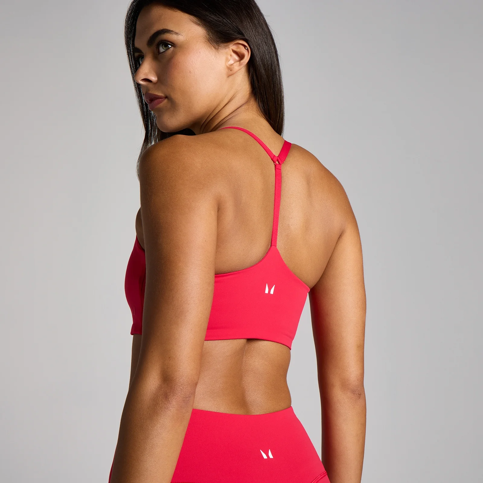 Αθλητικό Μπουστάκι Γυναικείο MP Tempo Strappy Racerback - Chilli - S Εικόνα 4