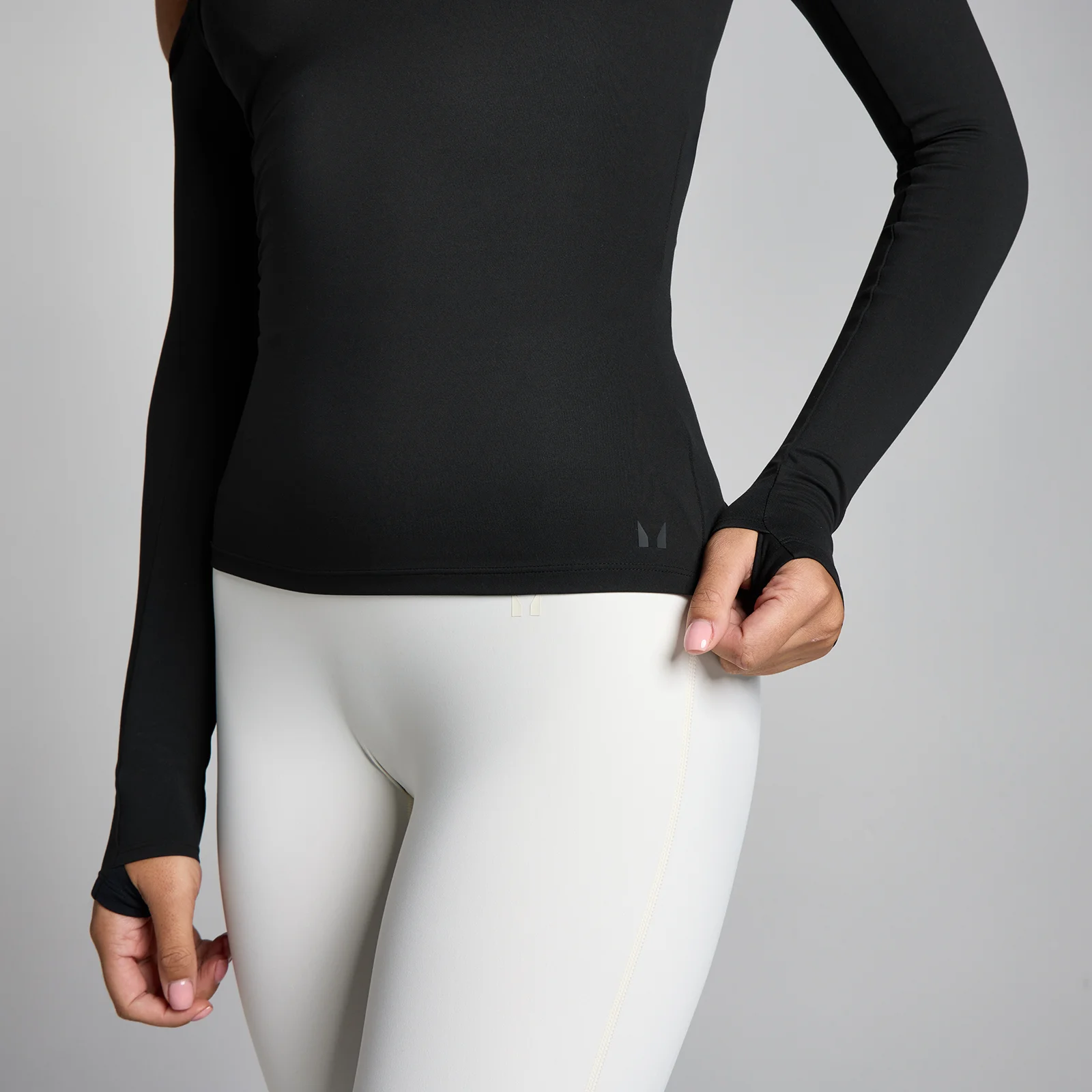 MP Γυναικεία Tempo Off The Shoulder LS Τοπ - Μαύρο - S Εικόνα 4