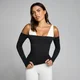 MP Γυναικεία Tempo Off The Shoulder LS Τοπ - Μαύρο