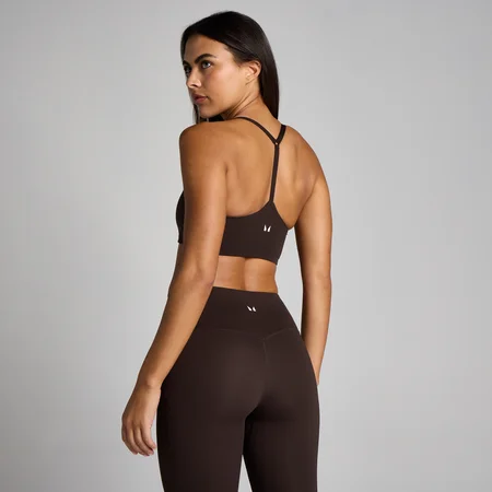 Αθλητικό Μπουστάκι Γυναικείο MP Tempo Strappy Racerback - Κακάο