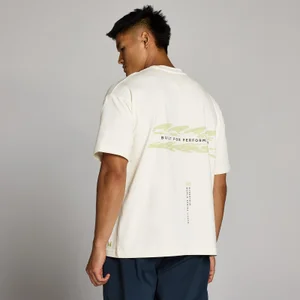MP Ανδρικό Μπλουζάκι Hybrid Built For Performance Graphic - Vintage White - Size XL