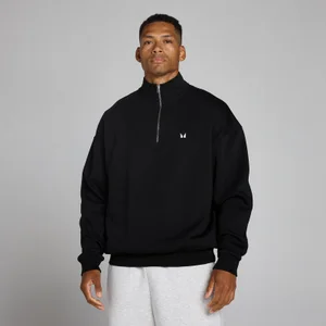 MP Men's Rest Day Oversized 1/4 Zip - Black - Size M