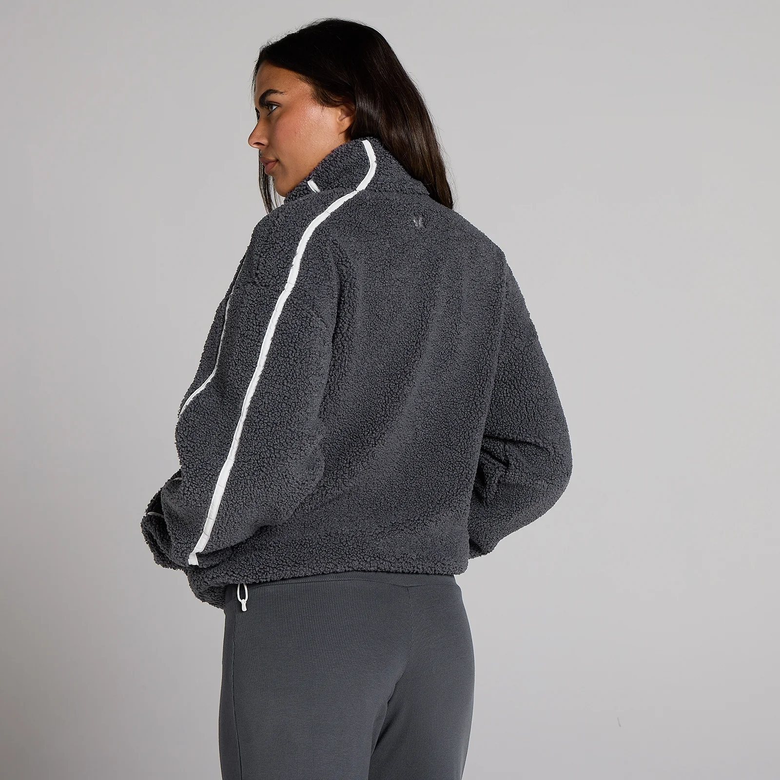 MP Γυναικείο Μπουφάν με Φερμουάρ και Fleece Λεπτομέρειες - Robust Grey - XS Εικόνα 2