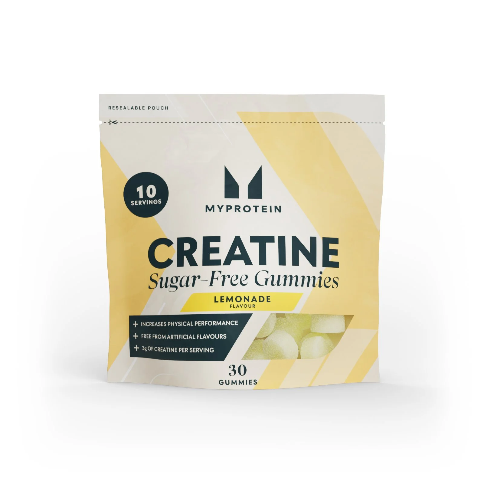 Creatine Gummies Κρεατίνης - 30 Gummies - 10servings - Lemonade (Sugar-Free) Εικόνα 1