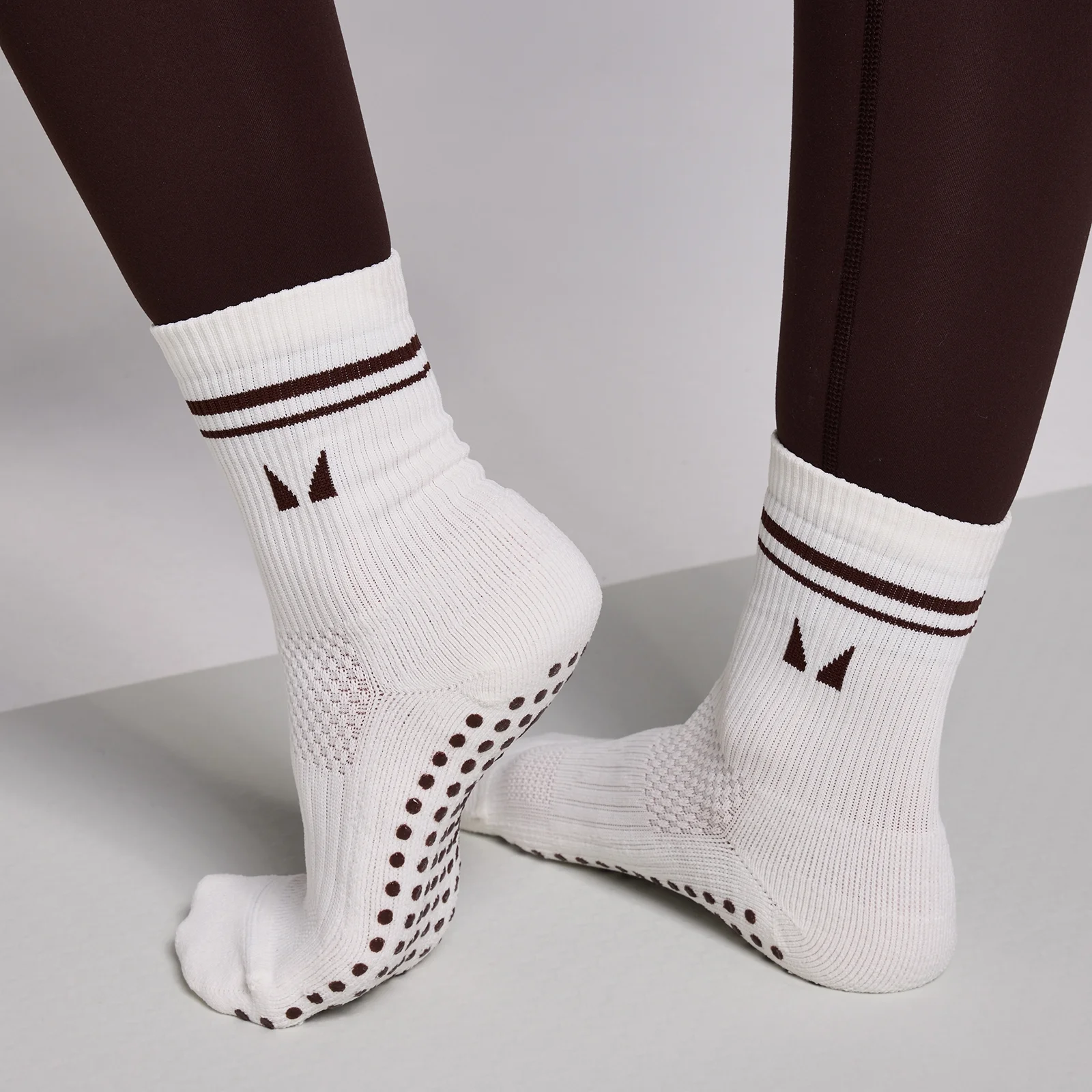 MP Pilates Socks (2 pack) - Cocoa/Pearl - UK 2-5 Εικόνα 1
