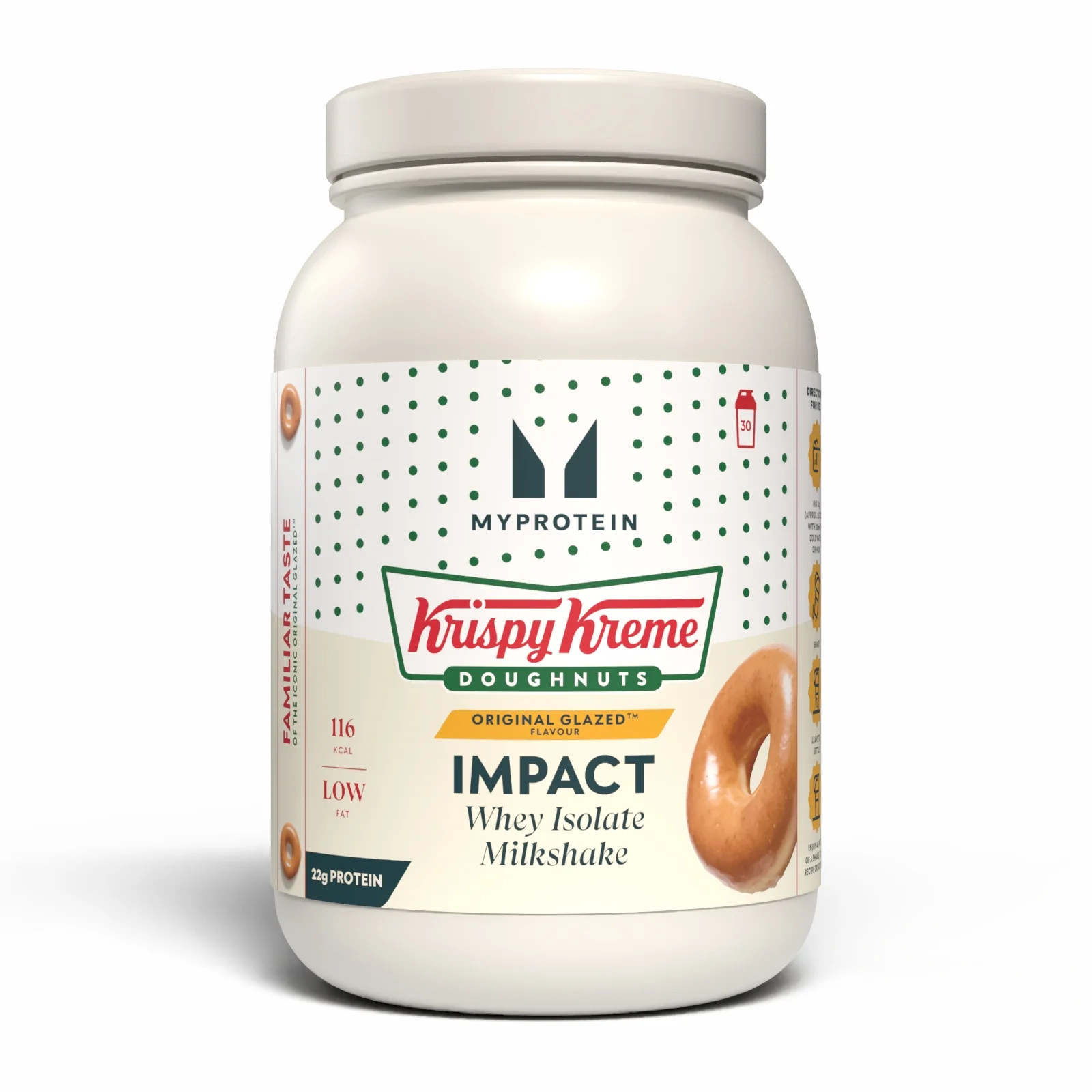 Impact Whey Isolate - 960g - 30servings - Krispy Kreme® Original Glazed™ (Milkshake) Εικόνα 1