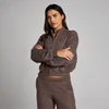 MP Women's Soft Touch Zip Through Bomber Jacket - Cocoa Marl