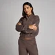 MP Women's Soft Touch Zip Through Bomber Jacket - Cocoa Marl