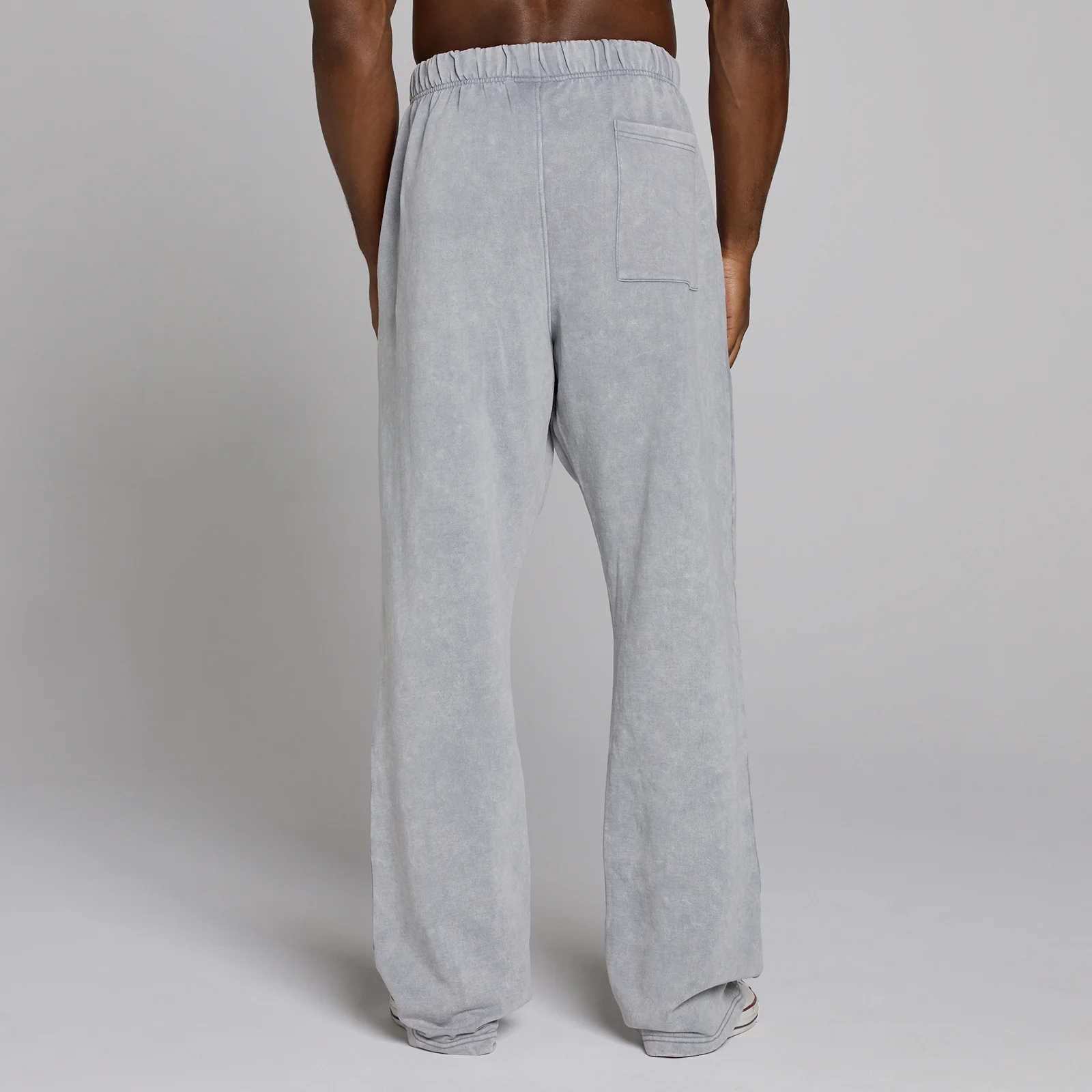 MP X Gold's Ανδρικό Washed Graphic Oversized Παντελόνια Φόρμας - Steel Blue - L Εικόνα 4
