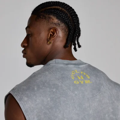 MP X Gold's Ανδρικό Washed Graphic Oversized Tank - Steel Blue - XL Εικόνα 6