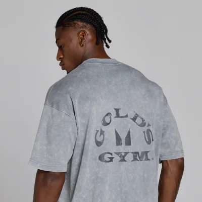 MP X Gold's Ανδρικό Washed Graphic Oversized T-shirt - Steel Blue - XS Εικόνα 6