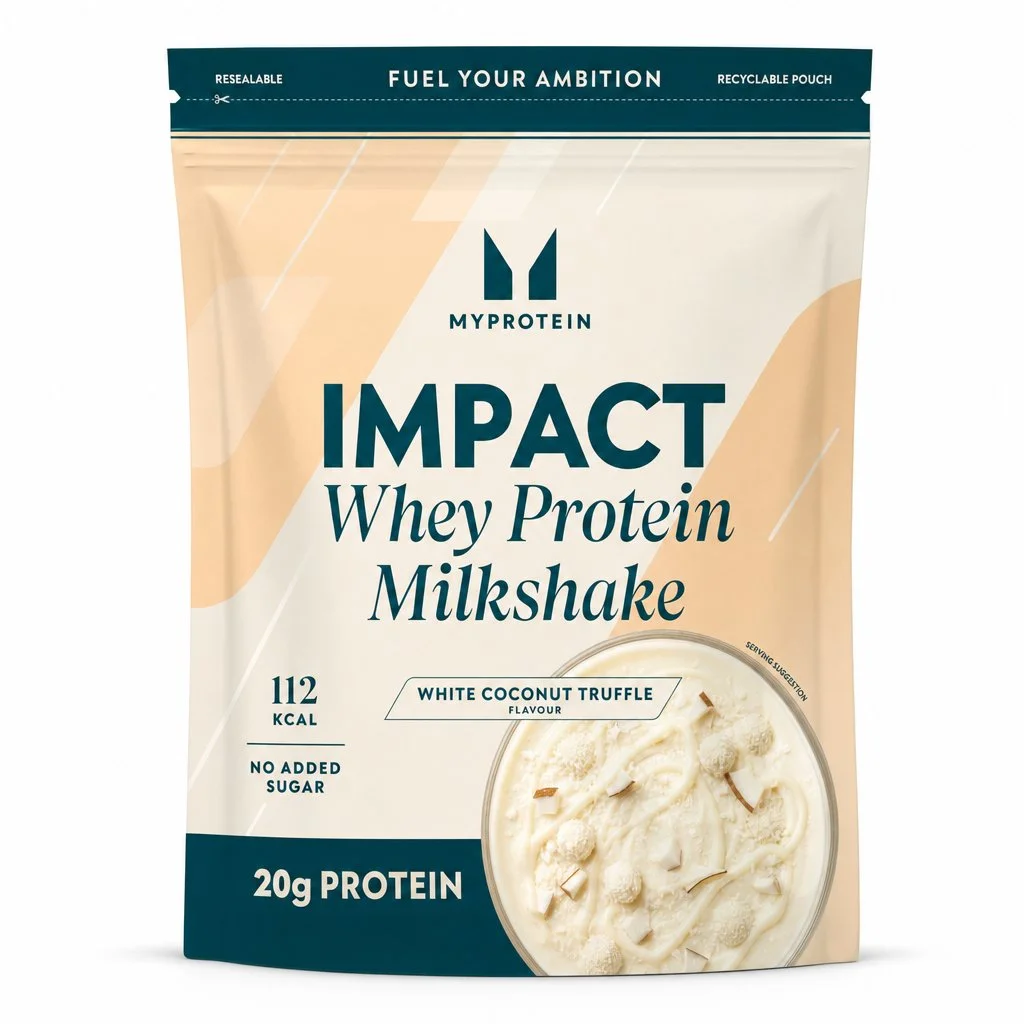 Impact Whey Protein Milkshake — White Coconut Truffle - 900G - 30servings - Λευκή Σοκολάτα και Καρύδα Εικόνα 1